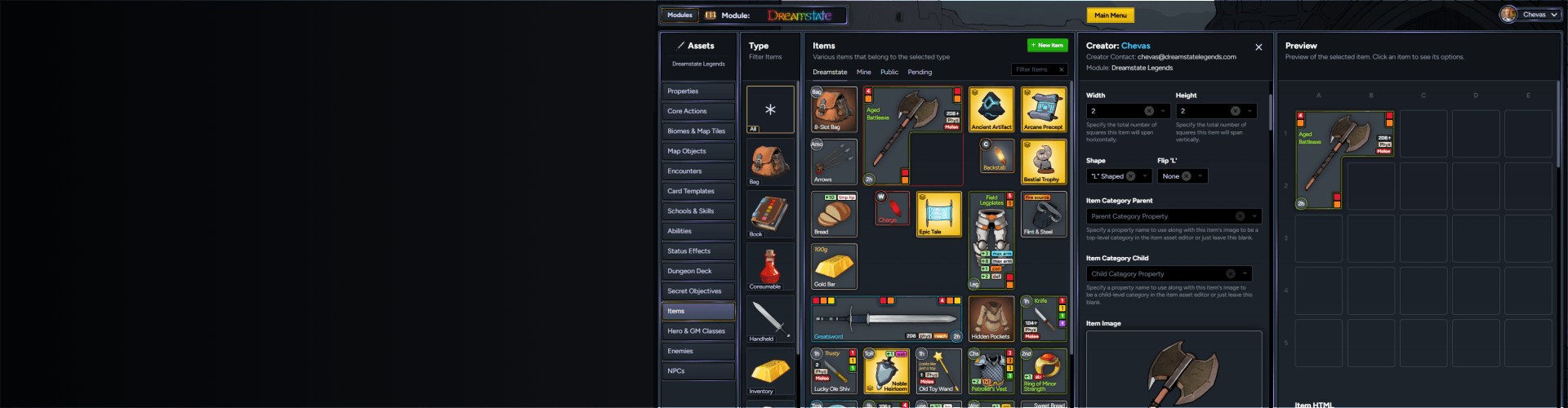 Dreamstate Asset Builder