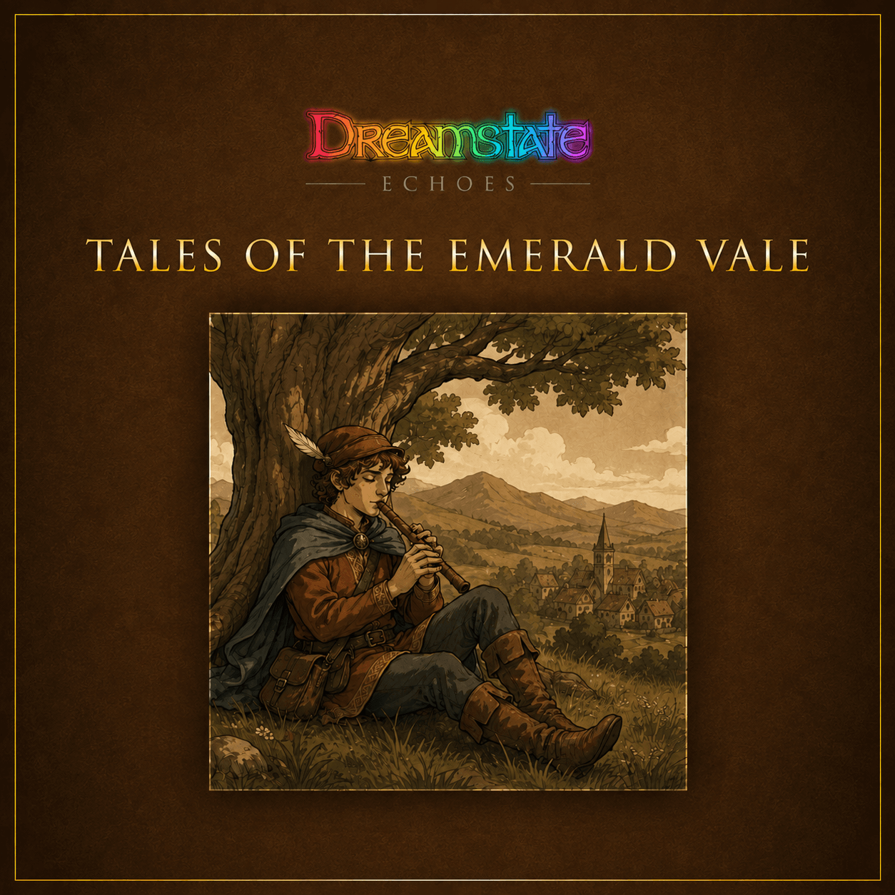 Dreamstate Echoes - Tales of the Emerald Vale Album Cover
