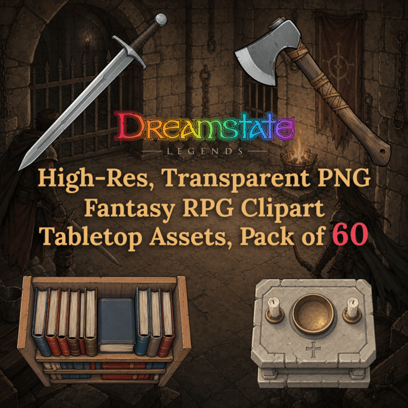 Dreamstate Art Pack 000 - Tabletop Assets