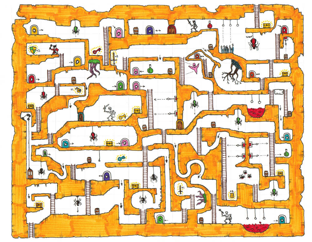 2D Platformer Maze A